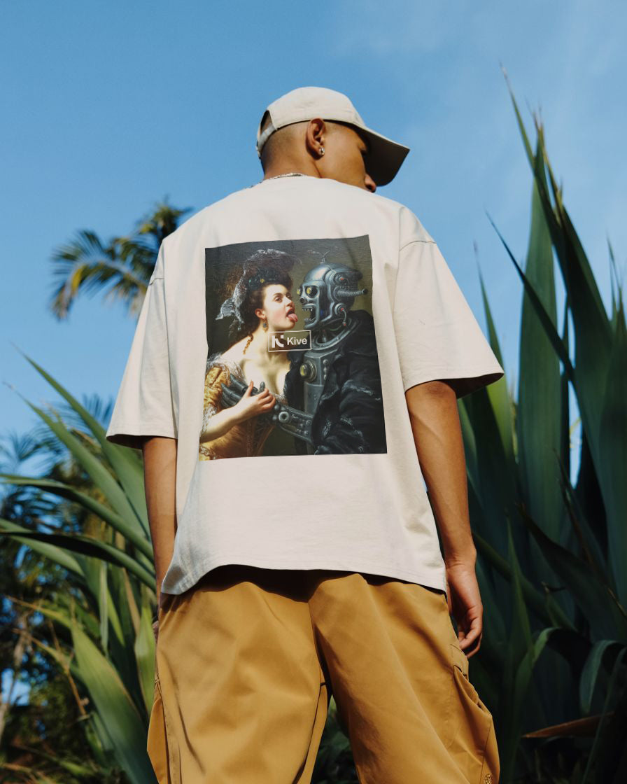 Sacrilege II / Mens Boxy Tee / Evil Robot