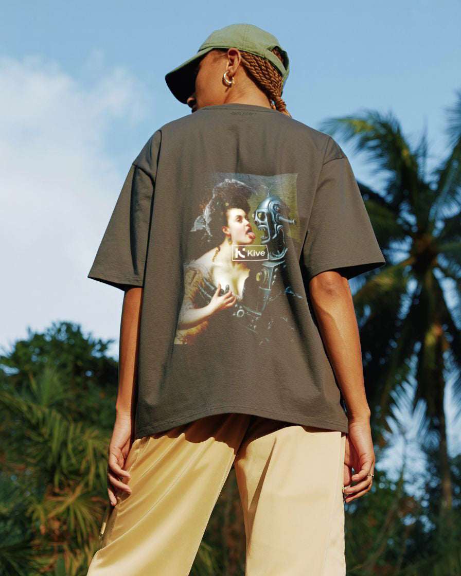 Sacrilege II / Mens Boxy Tee / Evil Robot